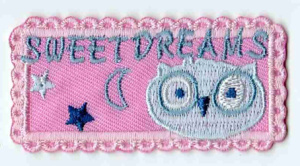 Термоаппликация HKM "Sweet Dreams rosa". Арт 33264/1SB