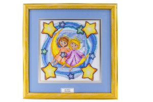 Вышитая картина "Поймал звезду". Арт Модель 13.001.01