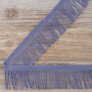 Бахрома витая, 60 мм, цвет серо-голубой. Арт PP-60 col.806