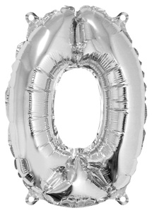 Шар-цифра "0". Арт 87032606