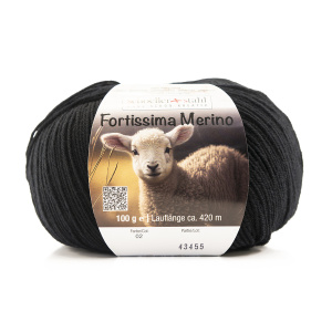 Пряжа Fortissima Merino 4-fach, 75% шерсть, 25% полиамид, 420 м, 100 г. Арт 93042-0002