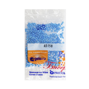 Бисер №10, 5 г., цвет 65158. Арт G 65158