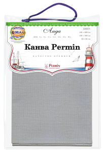 Канва в упаковке Aida 14 ct, 65 х 50 см, цвет №306 . Арт 357/50/306