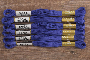 Мулине COSMO однотонный цвет  664       . Арт 25-6/664       
