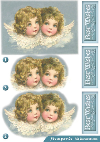 Бумага с высечкой "3D Decoration" . Арт DF3DA501