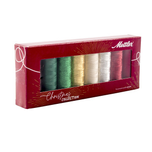 Набор с нитками Poly Sheen  в подарочной упаковке, 8 катушек. Арт CHRISTMAS8-KIT