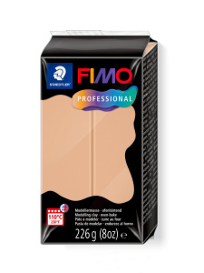 Полимерная глина FIMO "Professional", 226 г, непрозрачный песочный. Арт 8042-45
