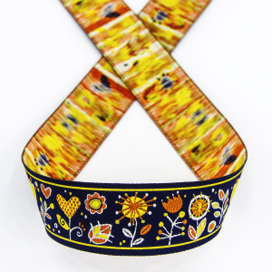 Лента жаккард SAFISA, 25 мм, 15 м, цвет 03. Арт 9218-25мм-03