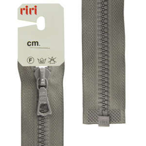 Молния riri тракторная разъёмная 1 замок, 6 мм, 70 cм, цвет 2106, серый. Арт 5753720/70/2106         