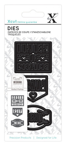 Набор ножей для вырубки "Свадебные фразы", маленький. Арт XCU503269