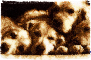 Набор для вышивания коврика "Спящие собачки" . Арт PN-0155040