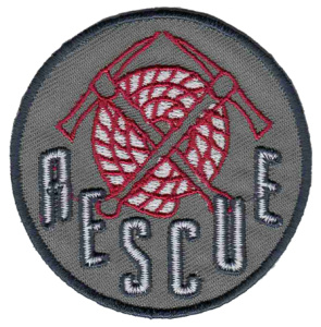 Термоаппликация HKM "Rescue Button khaki grn". Арт 33393/1SB