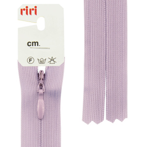 Молния потайная неразъемная, Т3, 60 см, цвет 2502, лавандово-голубой. Арт 6010917/60/2502