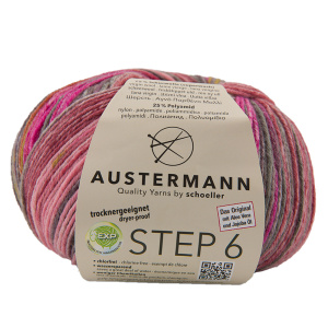 Пряжа Step 6 Irish Rainbow Colours, 75% шерсть, 25% полиамид, 410 м, 150 г. Арт 97826-0679
