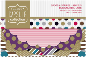 Набор высеченных элементов Spots & Stripes Jewels. Арт PMA157209