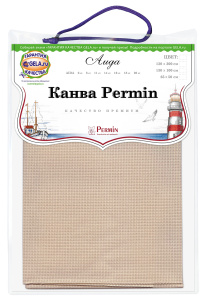 Канва в упаковке Aida 14 ct, 65 х 50 см, цвет №205 . Арт 357/50/205