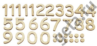 Набор цифр для часов, 35 шт. Арт KLS47S                  