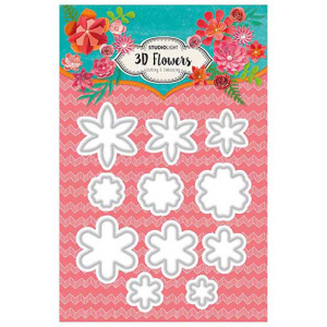 Набор ножей для вырубки элементов для создания объемных цветов. Арт 1528614