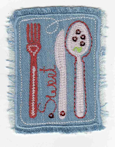 Термоаппликация HKM "Столовые приборы". Арт 33703/1SB