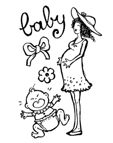 Штапм силиконовый "Бэби". Арт WTK062                  