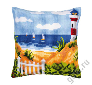 Набор для вышивания подушки "Маяк" . Арт PN-0008731              