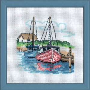 Набор для вышивания "Два парусных судна". Арт 13-8116