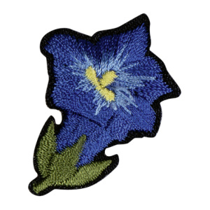Термоаппликация "Цветок синий". Арт 42913