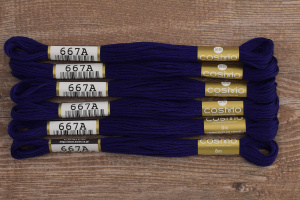 Мулине COSMO однотонный цвет  667       . Арт 25-6/667       