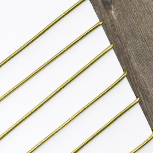 Резинка шляпная PEGA, золото, 2 мм. Арт 852230112X7000     