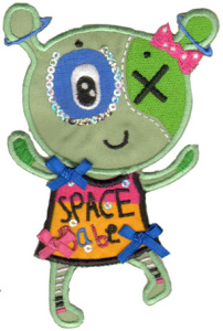 Термоаппликация HKM "Детёныш пришельца". Арт 31662/1SB