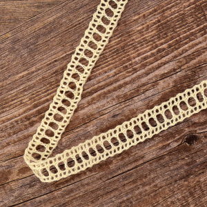 Хлопковое кружево, 12 мм, цвет натуральный. Арт 2188/58