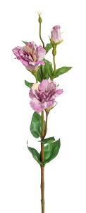 Ветка декоративная "Эустома", 64 см, 3 веточки, цвет лиловый. Арт 205773-700