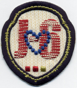 Термоаппликация HKM "J-6". Арт 32651/1SB