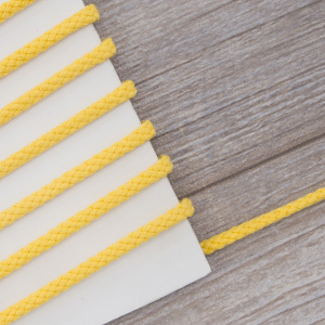 Шнур PEGA хлопковый, цвет желтый, 5,3 мм. Арт 842140916E1202          