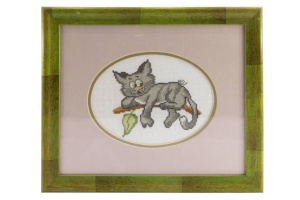 Вышитая картина "На ветке". Арт Модель 01.031.03