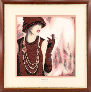 Вышитая картина "Стиль". Арт Модель 09.006.03