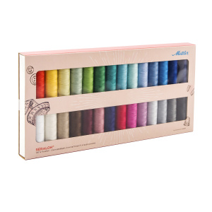 Набор с нитками Seralon  в подарочной упаковке, 28 катушек. Арт SE28-KIT                