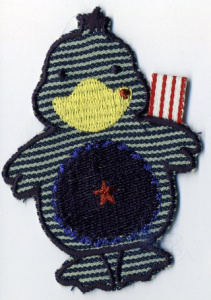 Термоаппликация HKM "Полосатая утка". Арт 32513/1SB