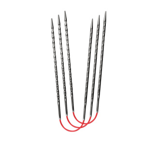 Спицы металлические круговые супергладкие c квадратным кончиком addiCrasyTrioNovel Long №3,5, 30 см. Арт 770-2/3.5-30