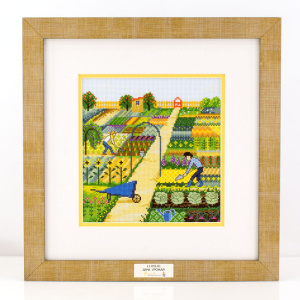 Вышитая картина "Дача. Урожай". Арт Модель 11.005.01