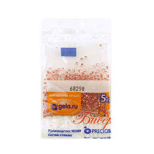 Бисер №10, 5 г., цвет 68298. Арт G 68298