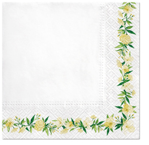 Салфетки трехслойные для декупажа, коллекция "Lunch"  PAW Decor Collection "Тонкая рамка". Арт SDL122900