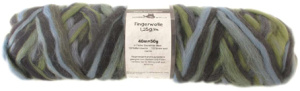 Ровница Fingerwolle, 100% шерсть, цвет мультиколорный, морские оттенки, 50 г, 40 м. Арт 998-1964