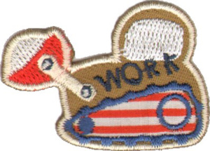 Термоаппликация HKM "Трактор". Арт 31244/1SB