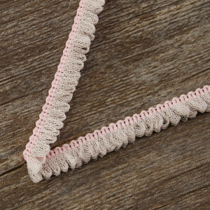 Тесьма декоративная, 17 мм, цвет розовый. Арт 2209/32