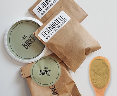 Краситель на натуральной основе "Береза", цвет оливковый. Арт LF-003