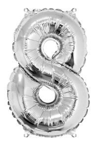 Шар-цифра "8". Арт 87040606