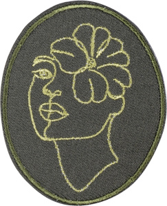 Термоаппликация "Цветочный бутон". Арт 43015