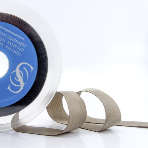 Лента репсовая SAFISA, 25 мм, 25 м, цвет 67, серо-зеленый. Арт 350-25мм-67             