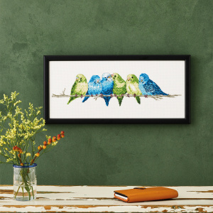 Набор для вышивания "Попугайчики". Арт 92-2442